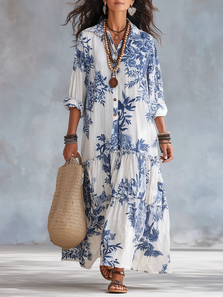 Ramona | Bohemian Tiered Maxi Dress