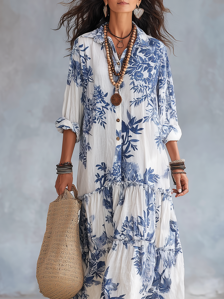 Ramona | Bohemian Tiered Maxi Dress