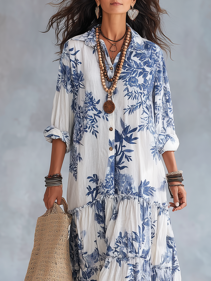 Ramona | Bohemian Tiered Maxi Dress