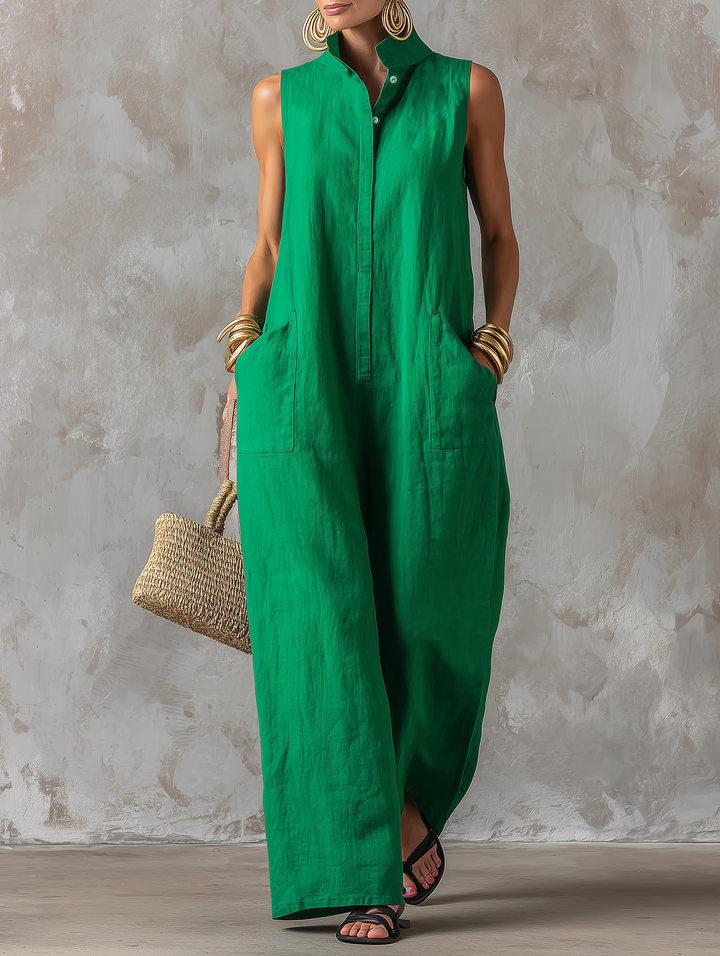 Esther | Relaxed Sleeveless Jumpsuit