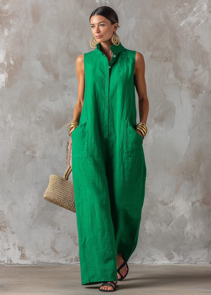 Cynthia | Relaxed Sleeveless Jumpsuit
