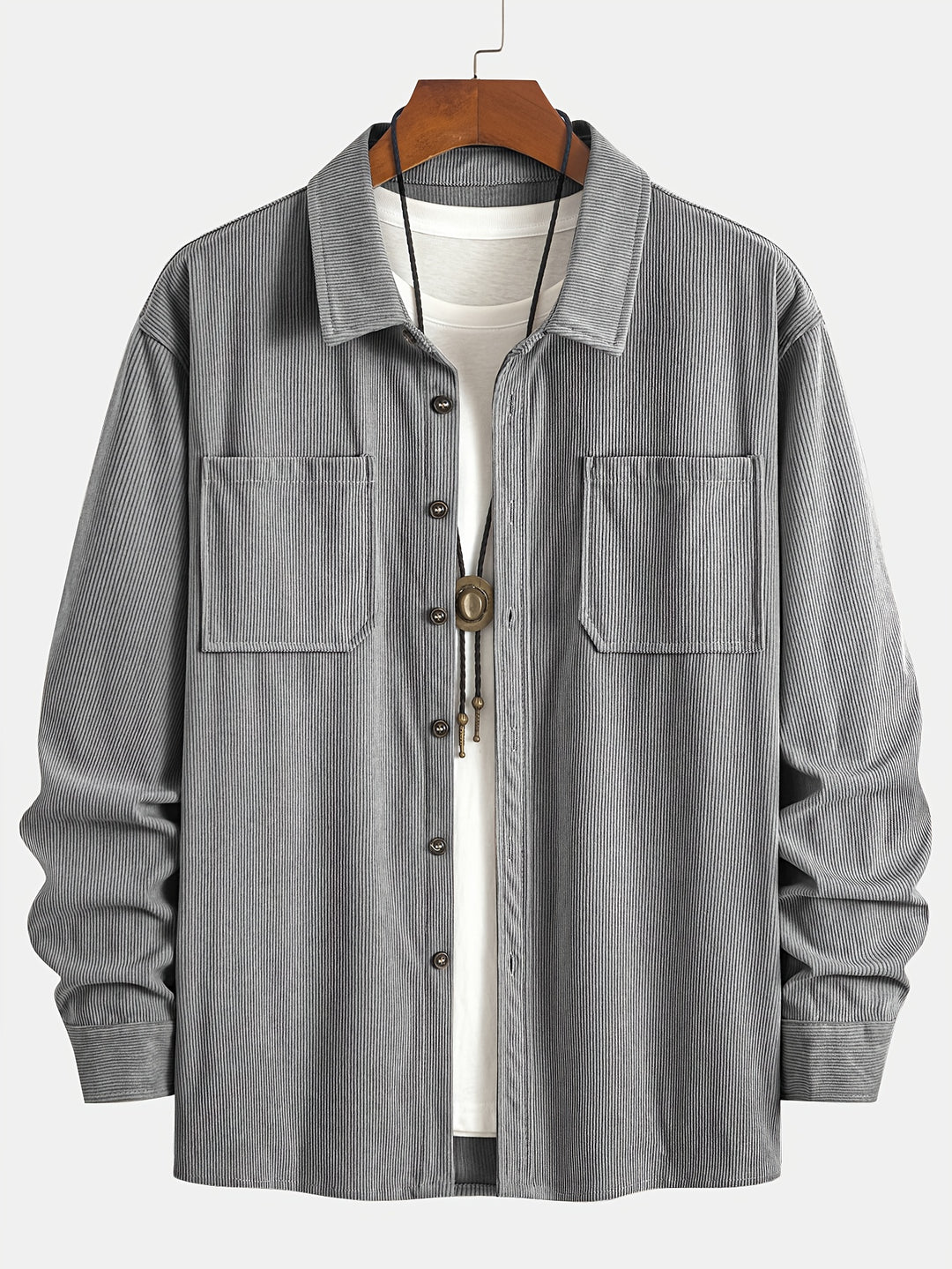 Bryce | Ribbed Textured Overshirt