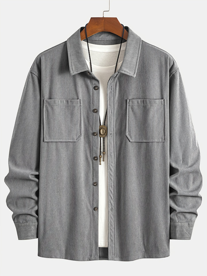 Bryce | Ribbed Textured Overshirt