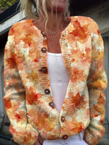 Elara | Cozy Button-Front Cardigan