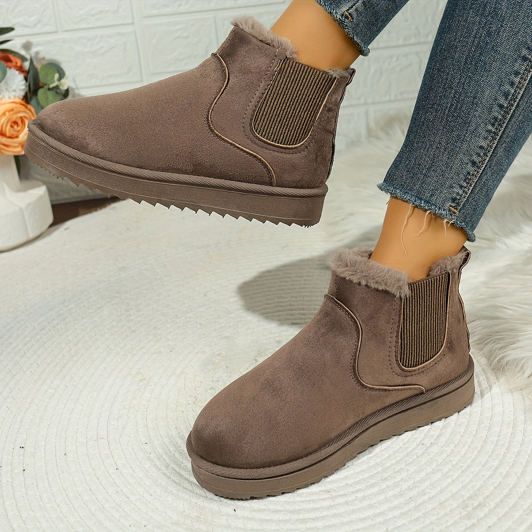 Bellamy | Cozy Platform Ankle Boots