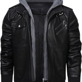 Damon | Hooded Moto Jacket