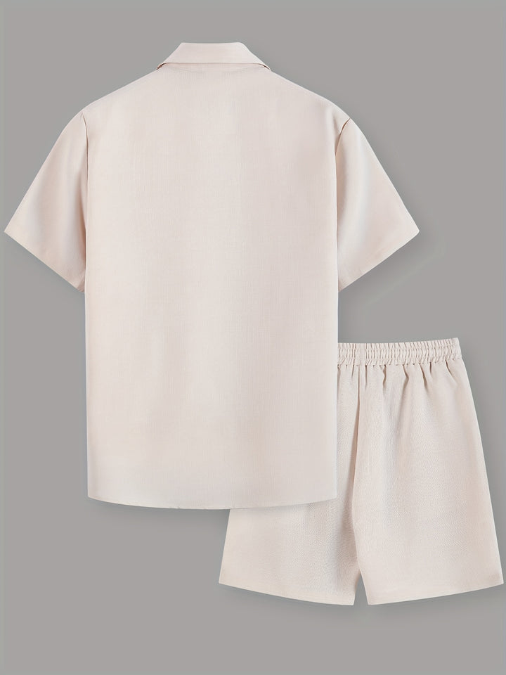 Lawson | Men's Lapel Shirt & Shorts Set