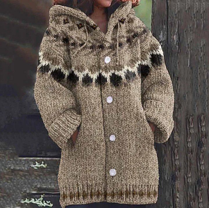 Pauline | Cozy Hooded Cardigan