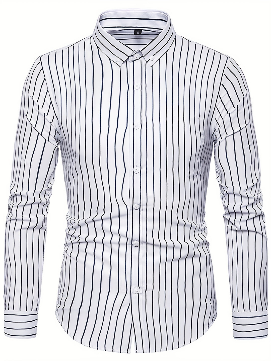 Roland | Men's British Stripe Long Sleeve Shirt