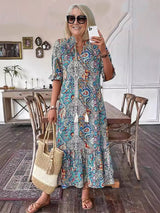 Sylvie | Bohemian Tiered Maxi Dress