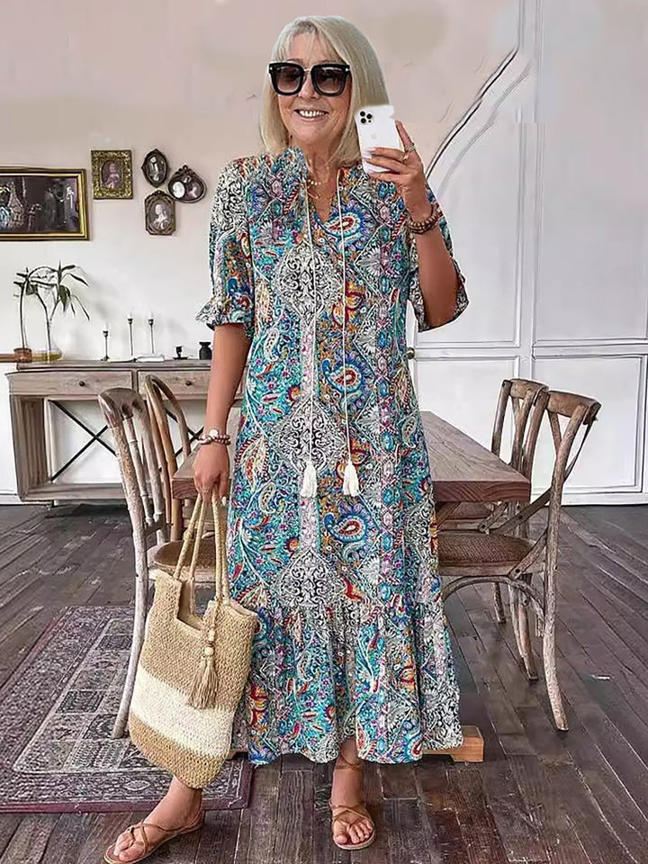 Sylvie | Bohemian Tiered Maxi Dress