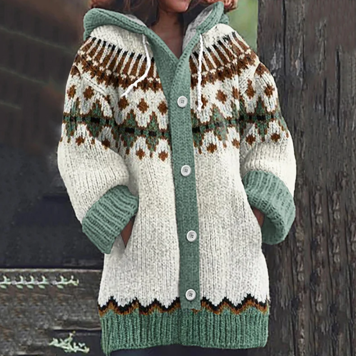 Adaline | Nordic Hooded Cardigan