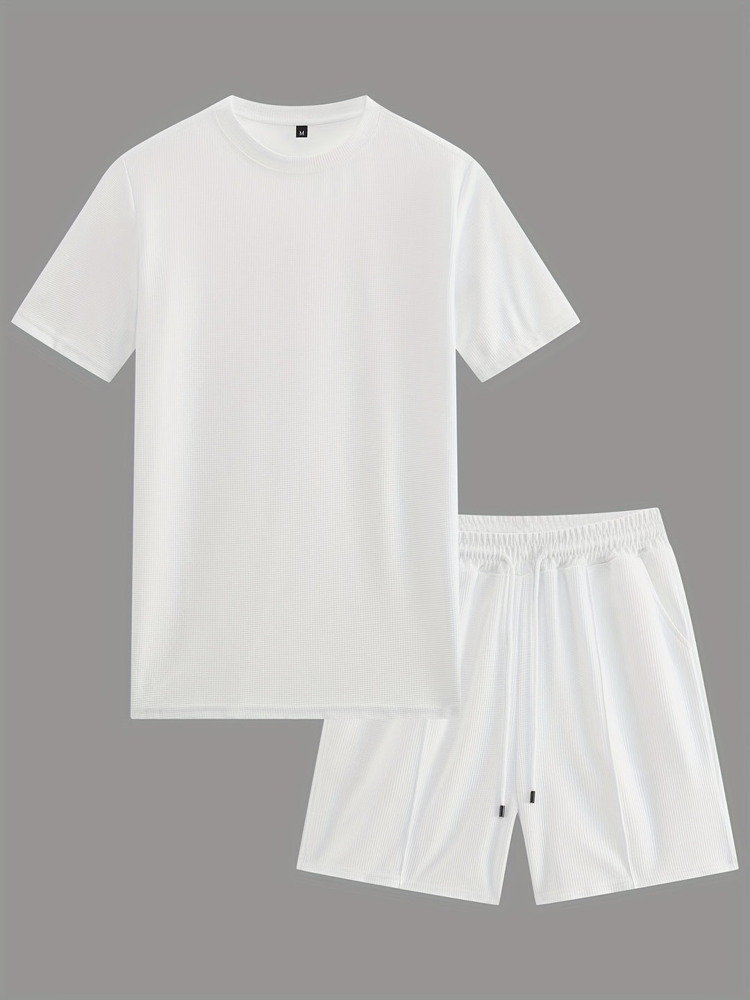 Hollis | Men's Waffle Knit Tee & Shorts Set