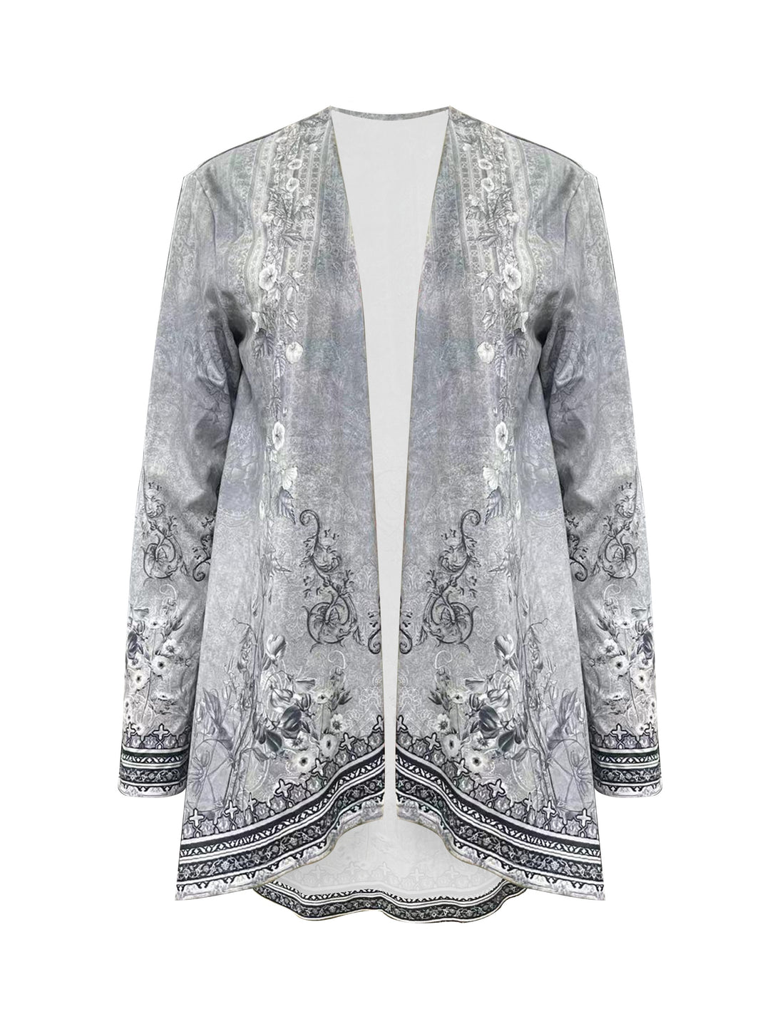 Adelaide | Botanical Open-Front Cardigan