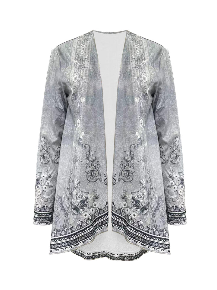 Adelaide | Botanical Open-Front Cardigan