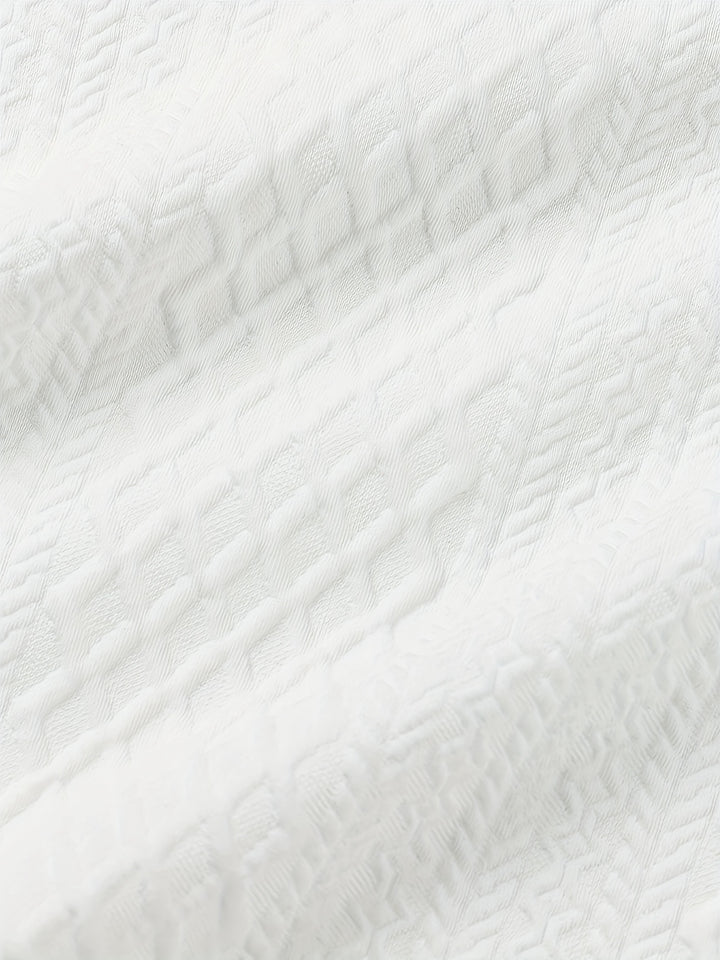 Elias | Textured Short-Sleeve Polo Shirt
