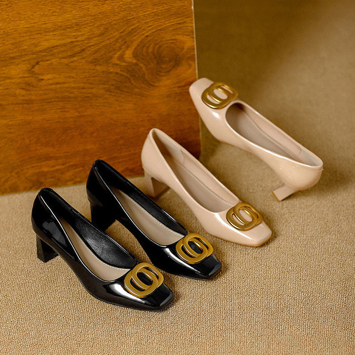 Marlow | Buckle-Detail Block Heels