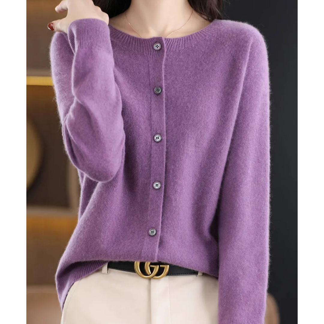 Theresa | Soft Button-Front Cardigan