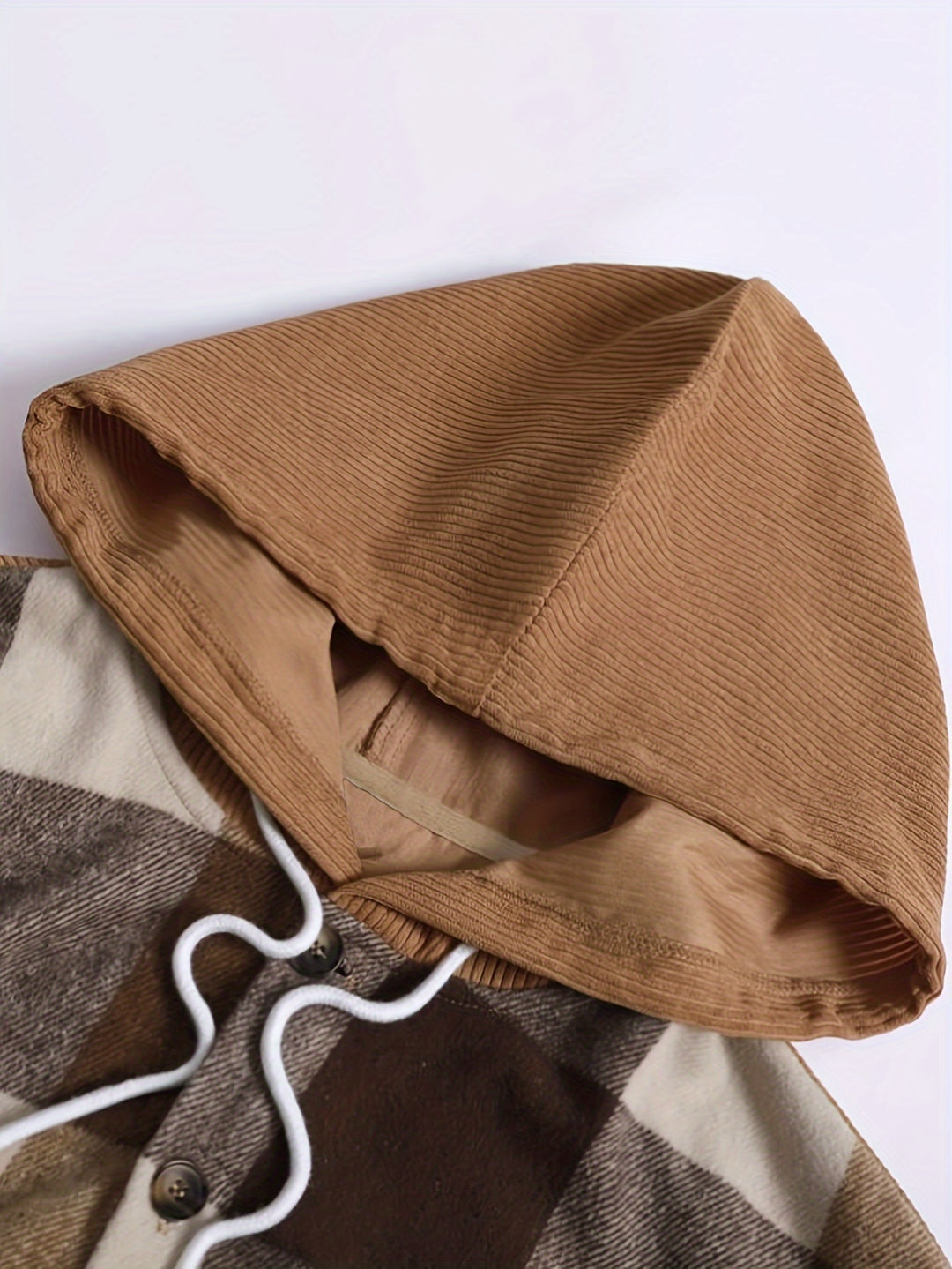 Declan | Hooded Plaid Overshirt Jacket