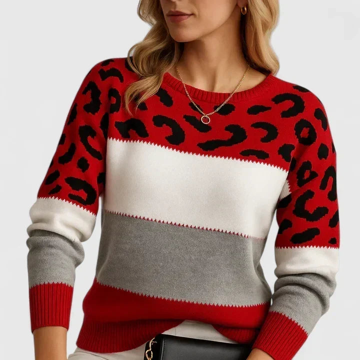 Rosanna | Elegant Colorblock Sweater