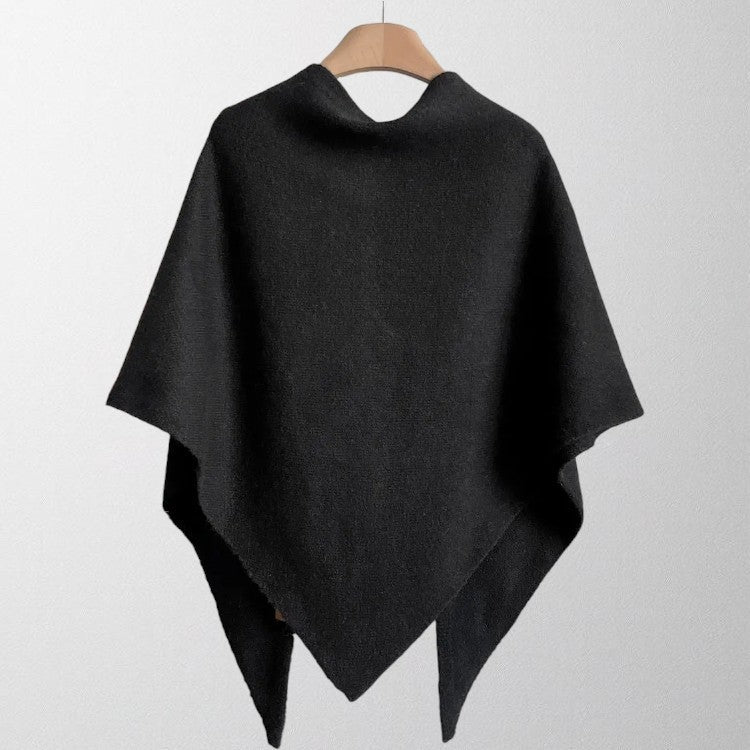 Margot | Draped Tie-Front Shawl