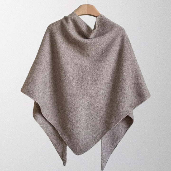 Margot | Draped Tie-Front Shawl