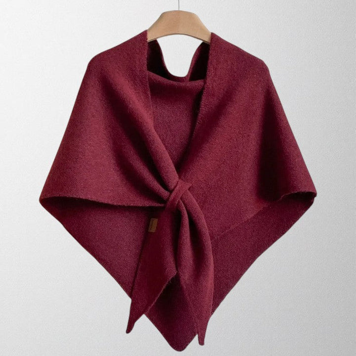 Margot | Draped Tie-Front Shawl