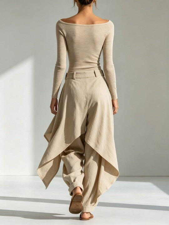 Nina | Boat Neck Two-Piece Set