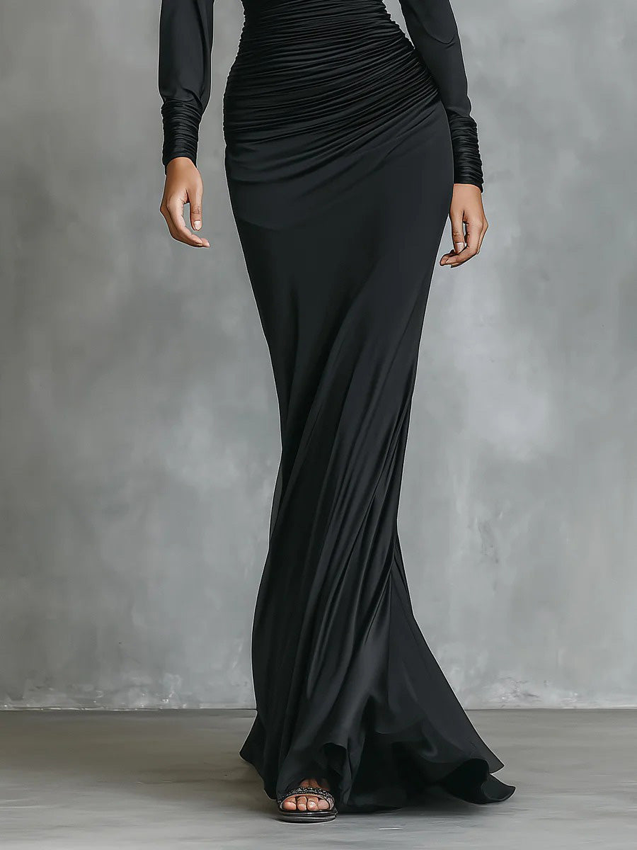 Gwyneth | One-Shoulder Ruched Evening Gown