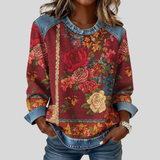 Ruth | Floral Print Sweatshirt
