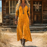Autumn | Free-Spirited Bohemian Maxi Dress