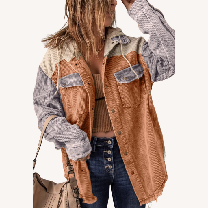 Marion | Hooded Colorblock Jacket