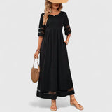 Yolande | Flowing A-Line Midi Dress