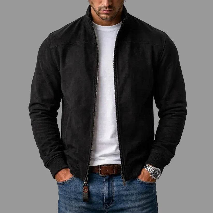 Dominic | Stand-Collar Bomber Jacket