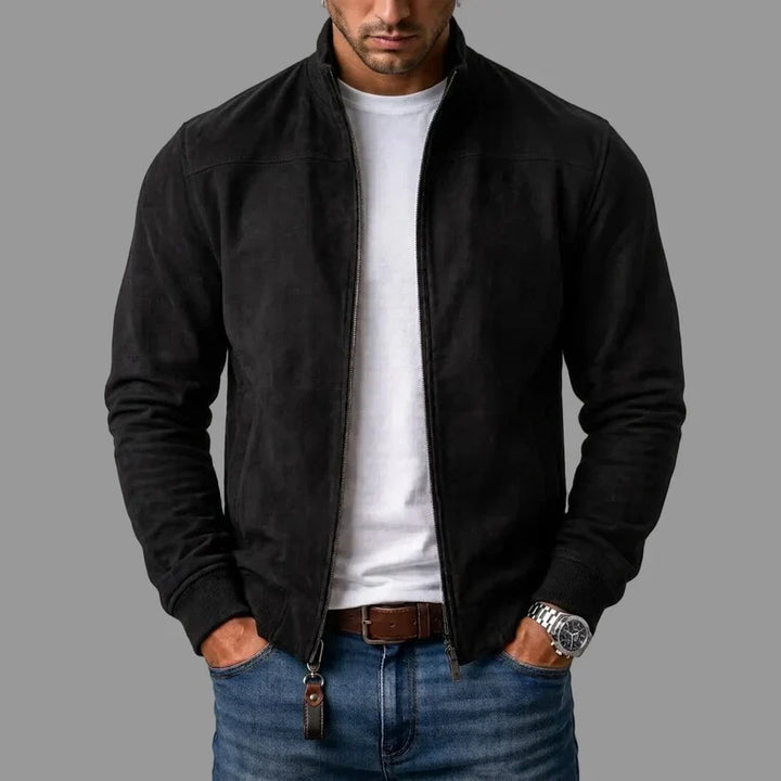 Dominic | Stand-Collar Bomber Jacket