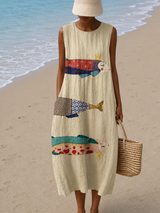Melody | Relaxed Artful Midi Dress