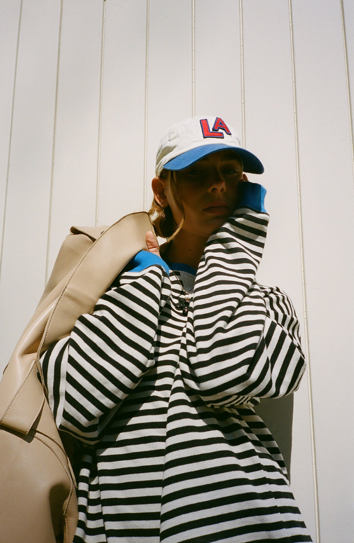 June | Striped Round-Neck Sweater
