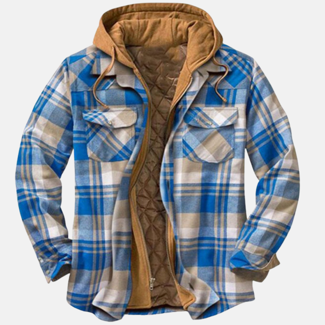 Harlan | Rugged Hooded Plaid Jacket
