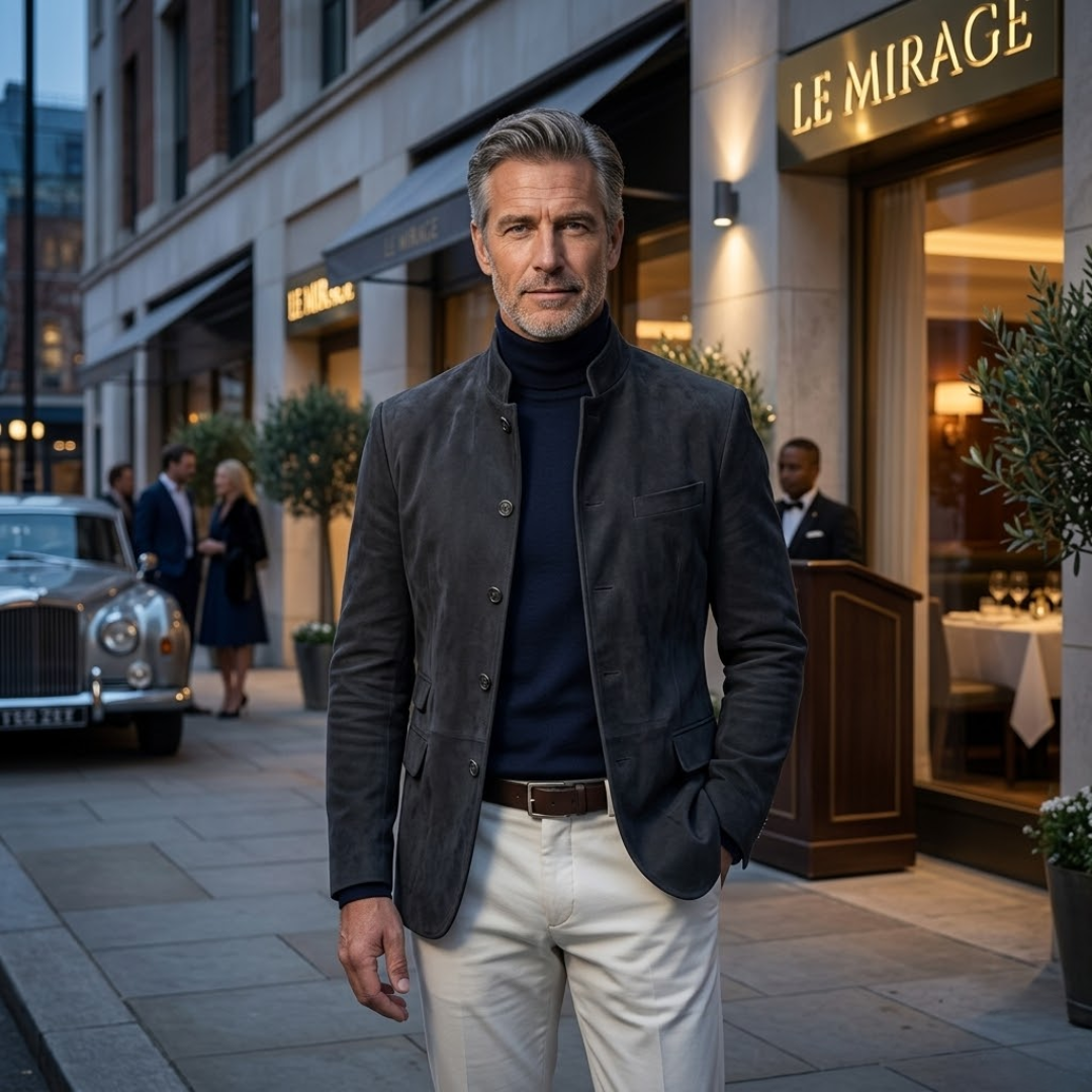 Julian | Refined Stand-Collar Blazer