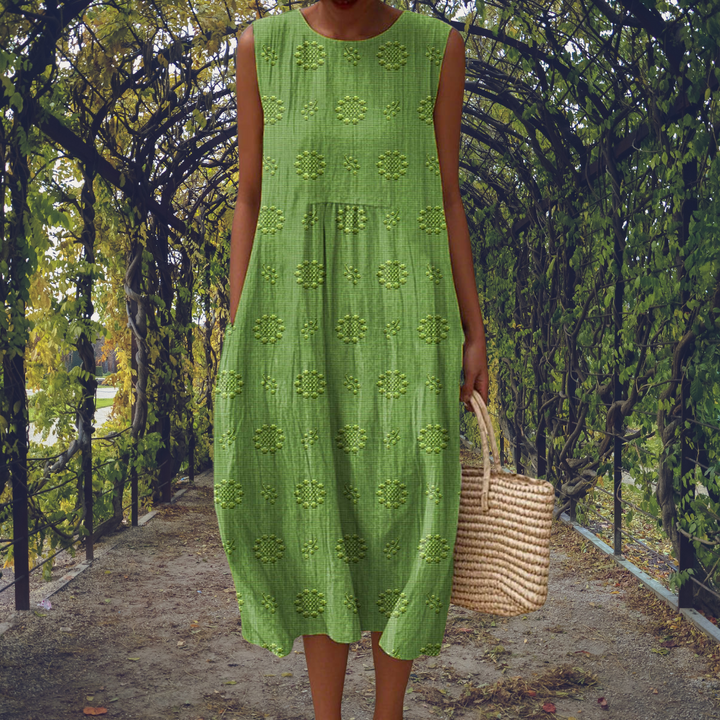 Marceline | Relaxed Sleeveless Dress with Pockets