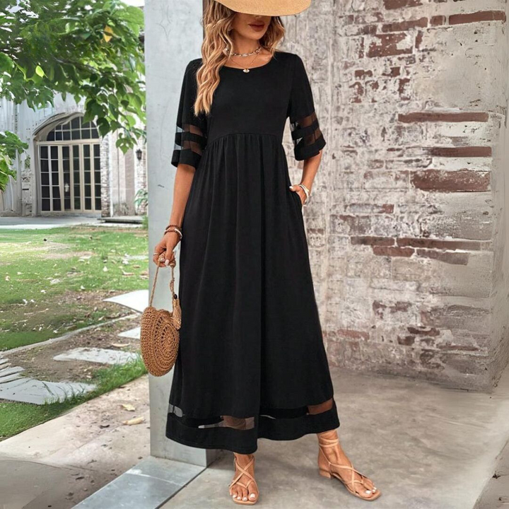 Ingrid | Flattering A-Line Midi Dress