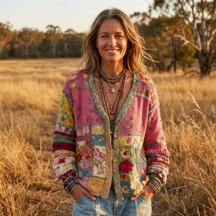 Marguerite | Artful Boho Cardigan