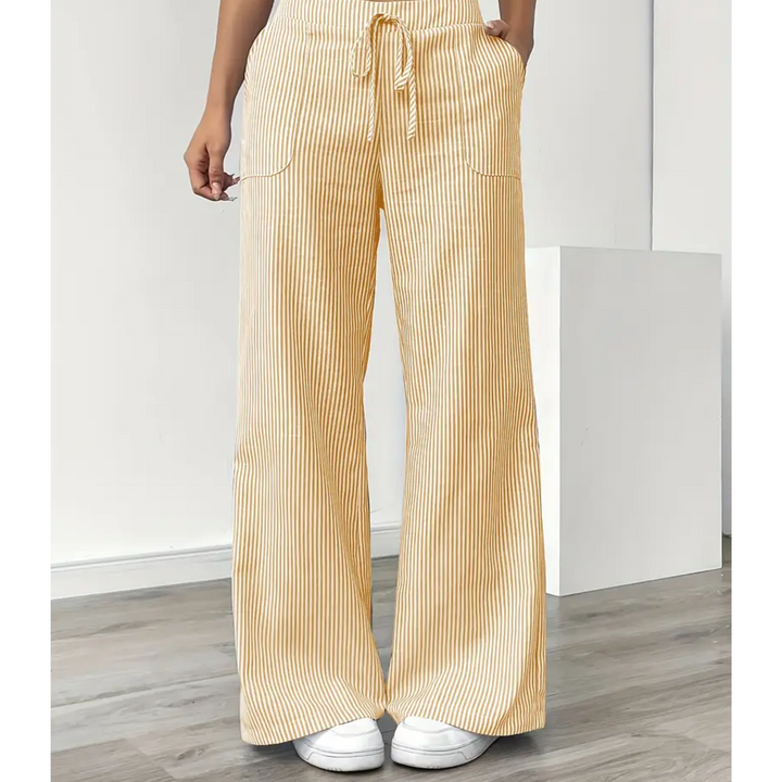 Katie | Striped Pant With Pockets