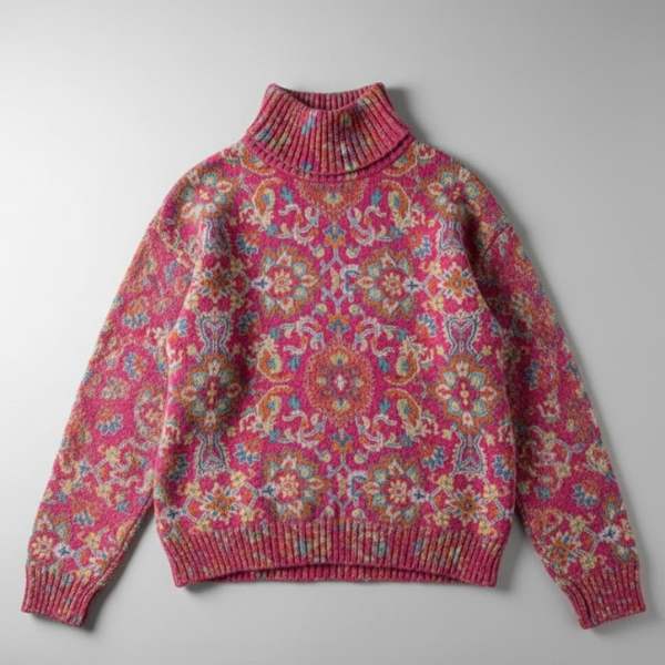 Abigail | Bohemian Turtleneck Sweater