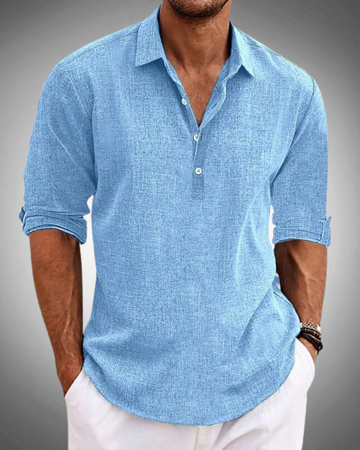 Calvin | Refined Button-Front Classic Shirt