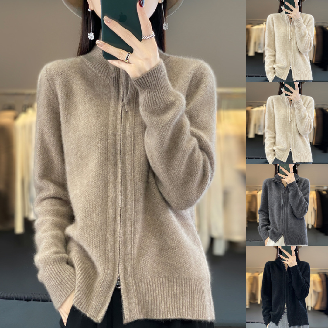 Ivy | Cozy Zip-Up Cardigan