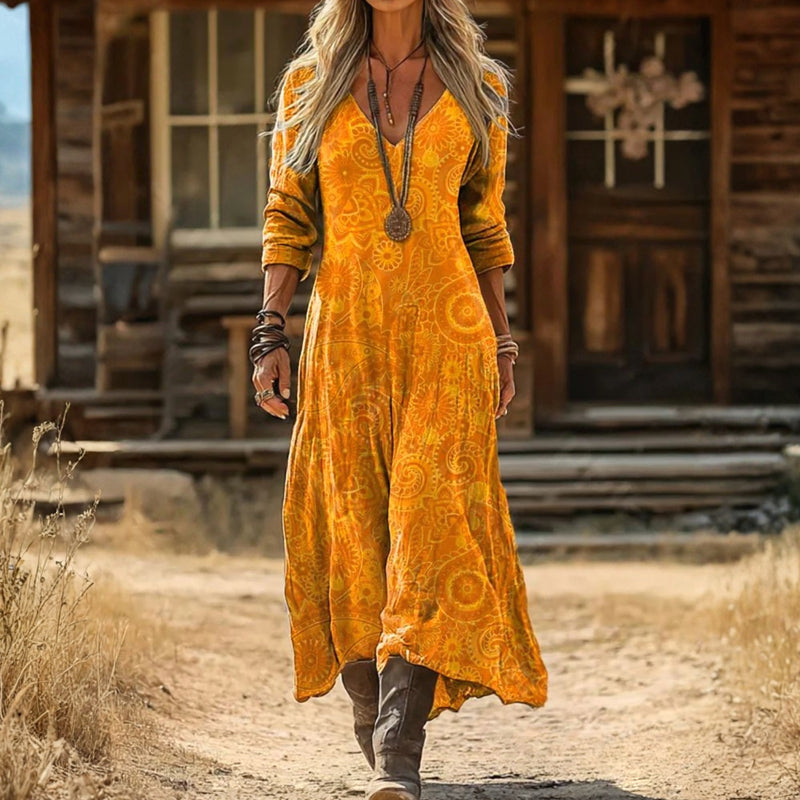 Roxanne | Free-Spirited Bohemian Maxi Dress