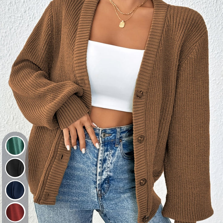 Marlowe | Chunky-Knit Button Cardigan