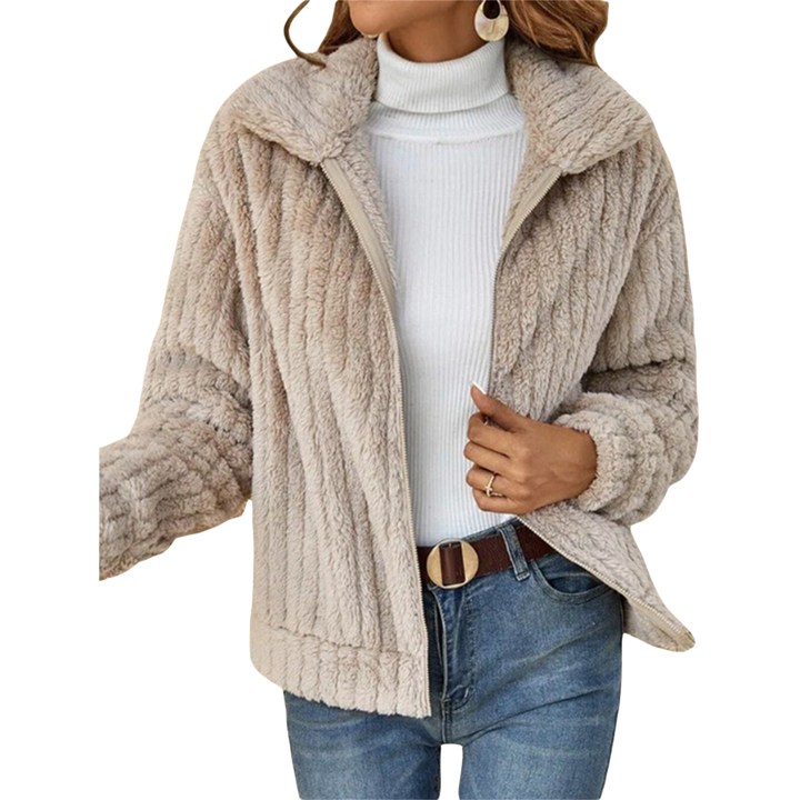 Nancy | Cozy Textured Zip Jacket