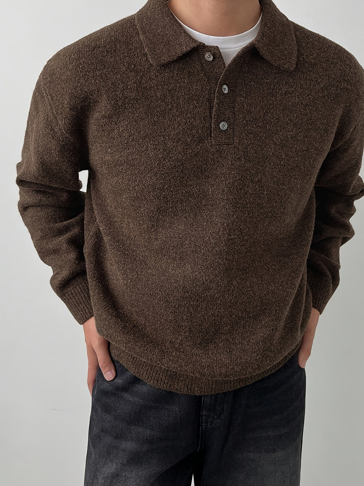 Sullivan | Refined Polo-Collar Sweater